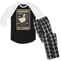 Anatomy Of A Goose, Anatomy, A Goose, Anatomy Of A Goose Vintage, Anat Men's 3/4 Sleeve Pajama Set | Artistshot