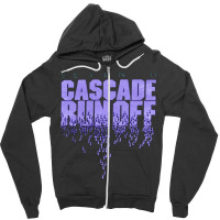 Cascade Run Off, Seventh, Cascade, Run Off, Cascade Run Off Vintage, C Zipper Hoodie | Artistshot