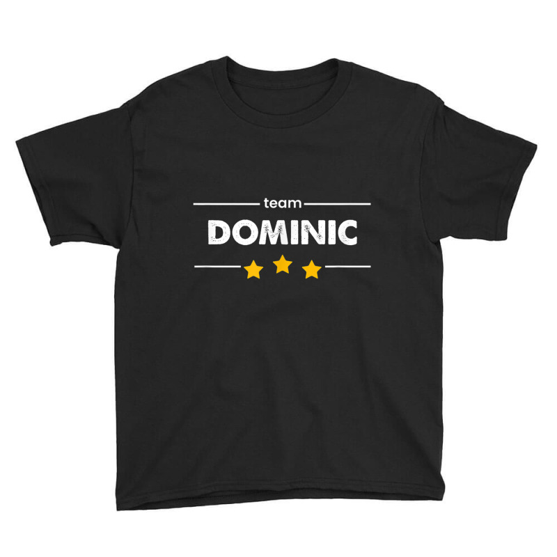 Family Name Surname Or First Name  Team Dominic T Shirt Youth Tee by cm-arts | Artistshot