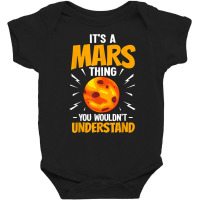 Mars Red Planet Ring Solar System Atmosphere Space T Shirt Baby Bodysuit | Artistshot