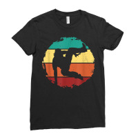 Retro Parkour Free Running Training Traceur Freerunner T Shirt Ladies Fitted T-shirt | Artistshot