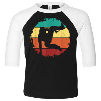 Retro Parkour Free Running Training Traceur Freerunner T Shirt Toddler 3/4 Sleeve Tee | Artistshot