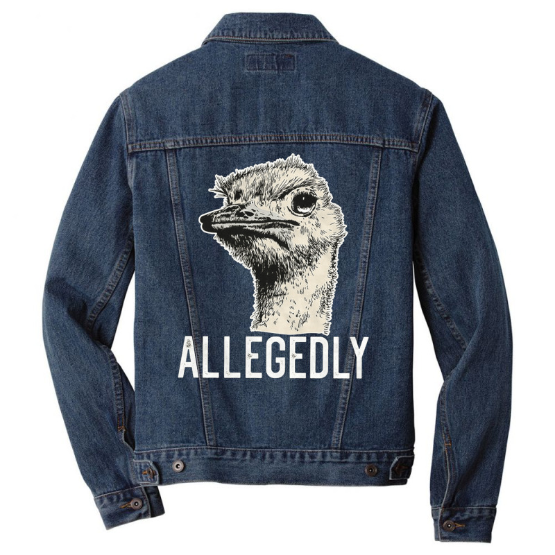 Letterkenny Allegedly Ostrich, Letterkenny Allegedly Ostrich Art, Lett Men Denim Jacket | Artistshot