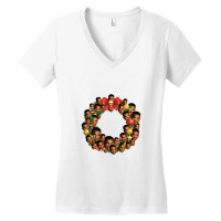 Carlton Banks Fresh Prince Multiface Women's V-neck T-shirt | Artistshot