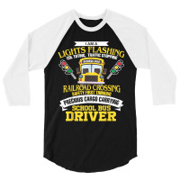 Im A School Bus Driver School Bus Driver Men Women Kids Gift 3/4 Sleeve Shirt | Artistshot