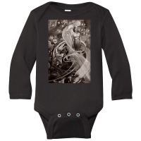 Alphonse Mucha - La Pater 1 - Art Nouveau, Alphonse Mucha - La Pater 1 Long Sleeve Baby Bodysuit | Artistshot