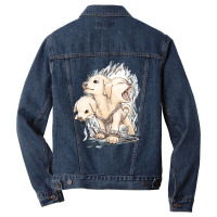 Ceberus Junior Dog, Ceberus Junior Dog Art, Ceberus Junior Dog Vintage Men Denim Jacket | Artistshot