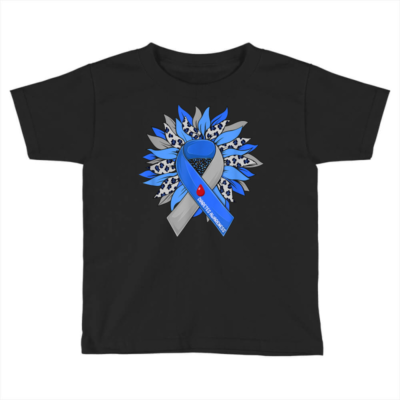 Diabetes Sunflower Type T1d T2d Diabetic Diabetes Awareness T Shirt Toddler T-shirt by cm-arts | Artistshot