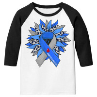 Diabetes Sunflower Type T1d T2d Diabetic Diabetes Awareness T Shirt Youth 3/4 Sleeve | Artistshot