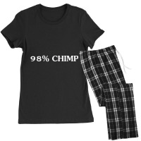 98%25 Chimp Science Biology Men And Women Women's Pajamas Set | Artistshot