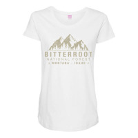 Bitterroot National Forest Montana Idaho Pullover Maternity Scoop Neck T-shirt | Artistshot