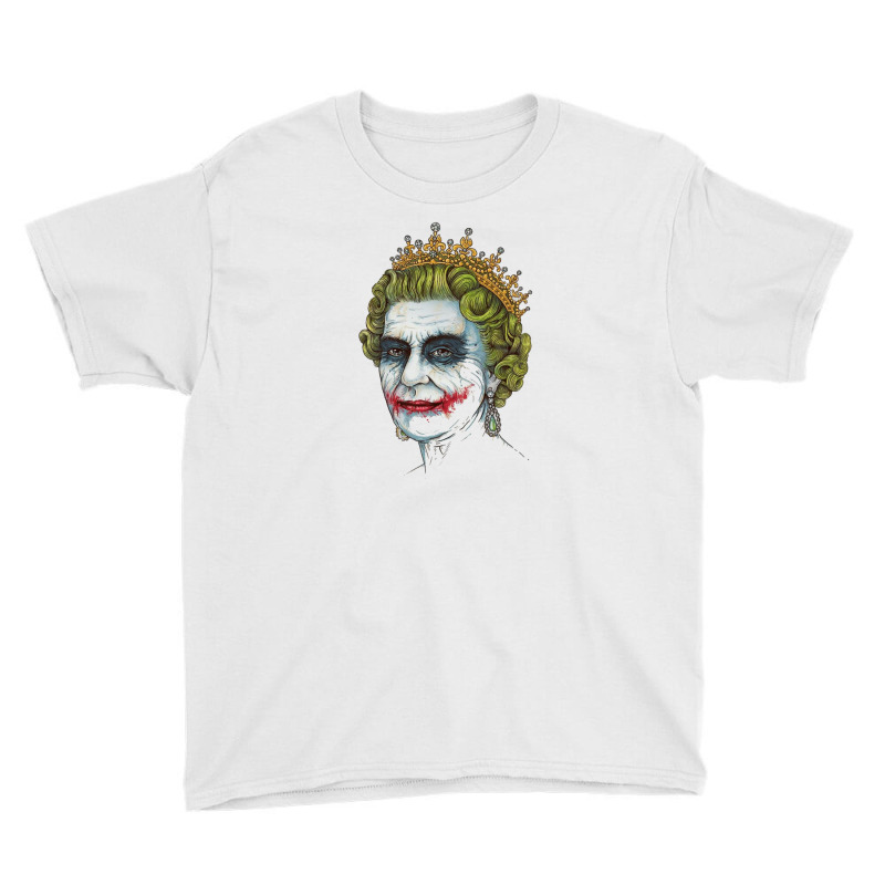 Funny Queen Joker Youth Tee by Disgus_Thing | Artistshot