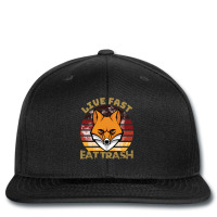 Live Fast Eat Trash Possum Printed Hat | Artistshot