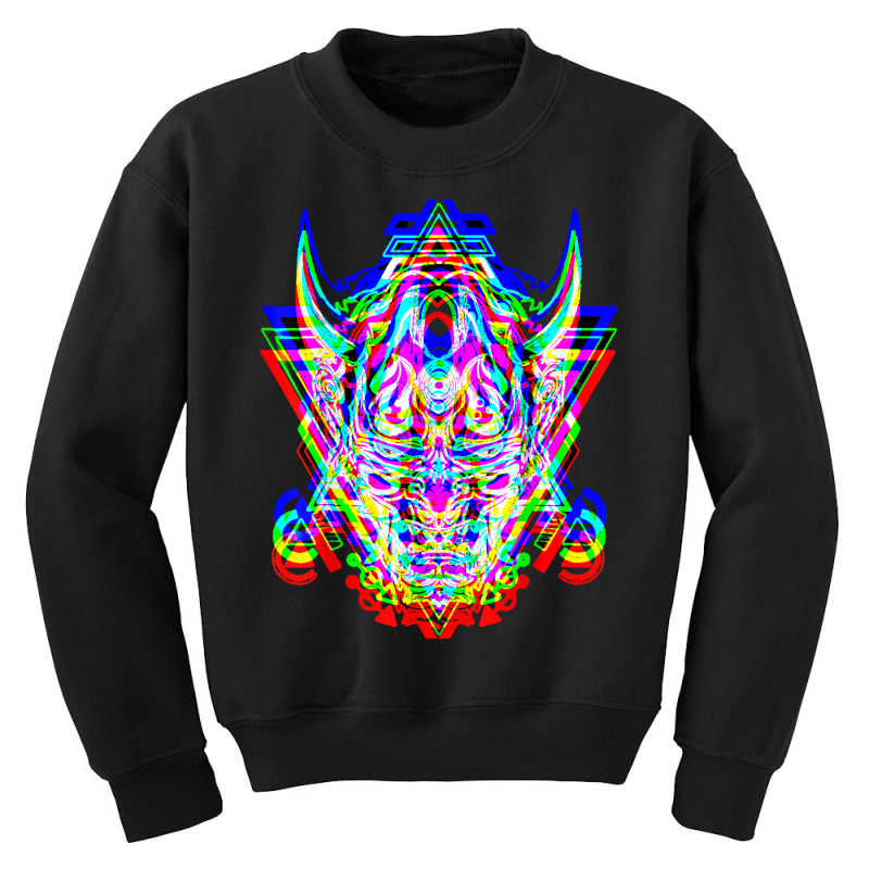 Samurai Mask Anime Demon Bushido Warrior Aesthetic Japanese T Shirt Youth Sweatshirt by cm-arts | Artistshot