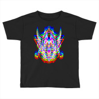 Samurai Mask Anime Demon Bushido Warrior Aesthetic Japanese T Shirt Toddler T-shirt | Artistshot