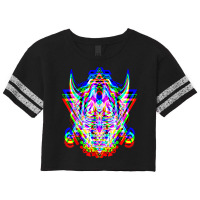 Samurai Mask Anime Demon Bushido Warrior Aesthetic Japanese T Shirt Scorecard Crop Tee | Artistshot