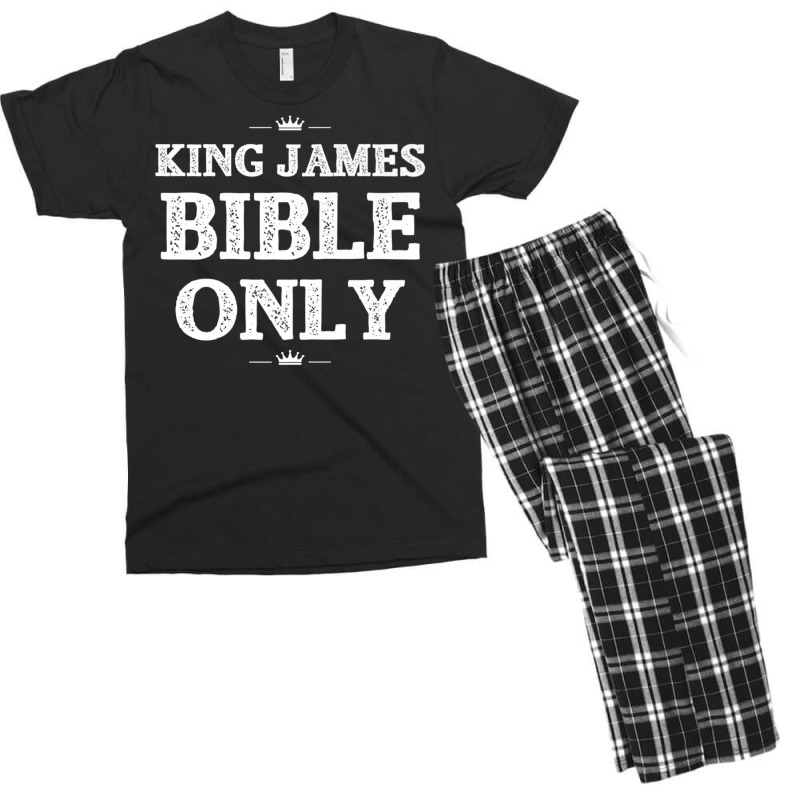 Bible Scripture Verses King James Bible Christian Men's T-shirt Pajama Set by Min01 | Artistshot