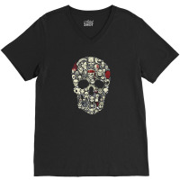 Skull Funny V-neck Tee | Artistshot