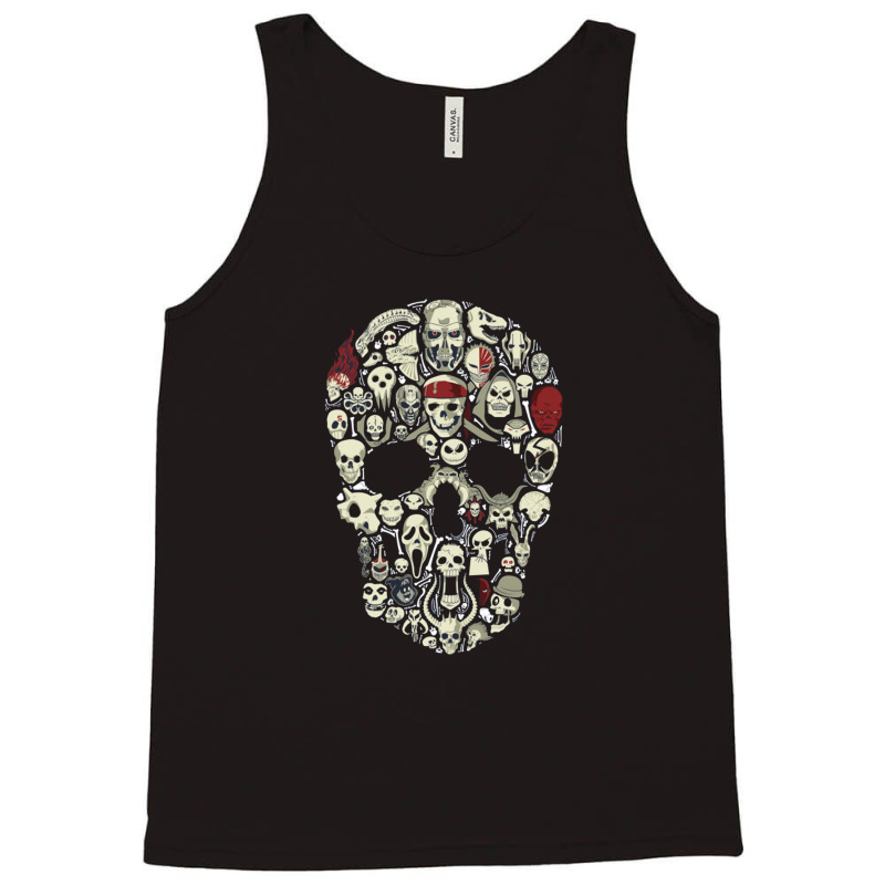 Skull Funny Tank Top | Artistshot