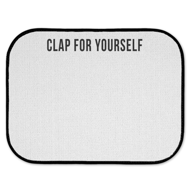 Single Empowered Fitness Love Clap Feminist Sorority Cute T Shirt Rear Car Mat | Artistshot