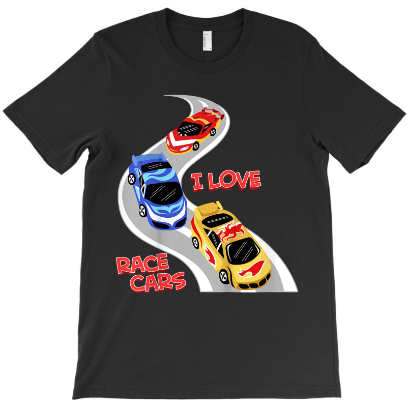 Kids I Love Race Cars Boy, Youth, Apparel Racing Driver T-shirt | Artistshot