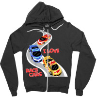 Kids I Love Race Cars Boy, Youth, Apparel Racing Driver Zipper Hoodie | Artistshot