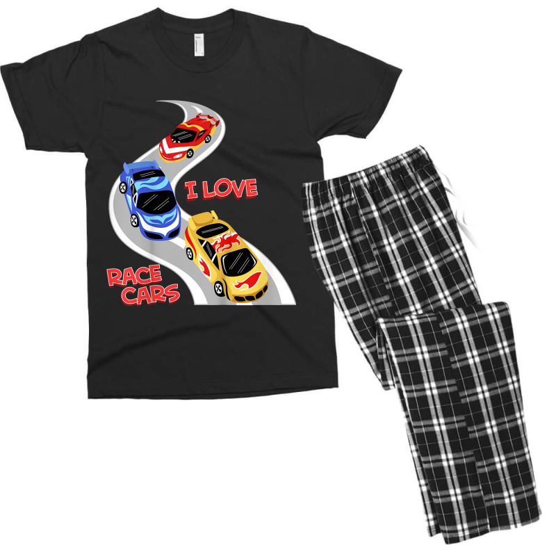 Kids I Love Race Cars Boy, Youth, Apparel Racing Driver Men's T-shirt Pajama Set | Artistshot