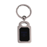 The University Of Santiago De Compostela Silver Rectangle Keychain | Artistshot