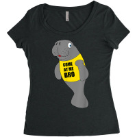 Manatee Novelty Come At Me Bro Colors Women's Triblend Scoop T-shirt | Artistshot