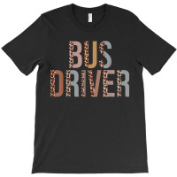 Leopard Bus Driver Supplies Funny Back To School T-shirt | Artistshot