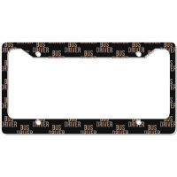 Leopard Bus Driver Supplies Funny Back To School License Plate Frame | Artistshot