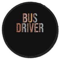 Leopard Bus Driver Supplies Funny Back To School Round Patch | Artistshot