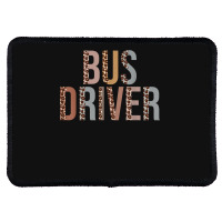 Leopard Bus Driver Supplies Funny Back To School Rectangle Patch | Artistshot