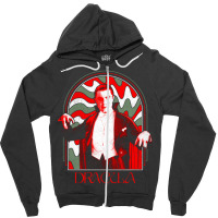 Psychedelic Dracula Zipper Hoodie | Artistshot