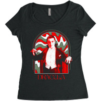 Psychedelic Dracula Women's Triblend Scoop T-shirt | Artistshot