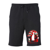 Psychedelic Dracula Fleece Short | Artistshot