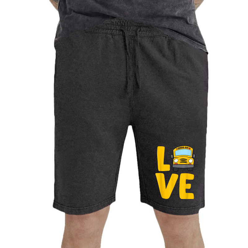 Love School Bus Driver Funny Bus Driver Vintage Short | Artistshot