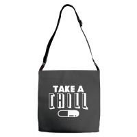 Take A Chill Pill Adjustable Strap Totes | Artistshot