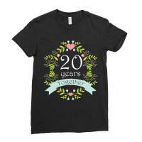 20th Wedding Anniversary Party Photo Ladies Fitted T-shirt | Artistshot