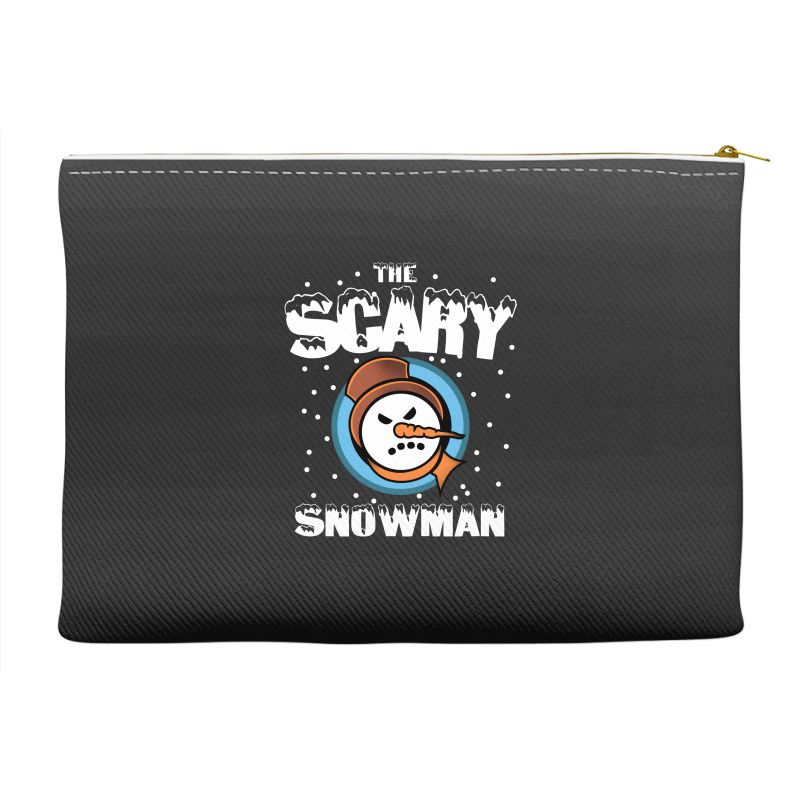 The Scary Snowman Accessory Pouches by leodrolic | Artistshot