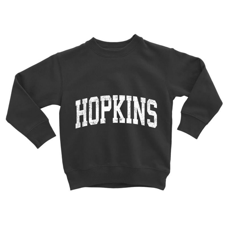 Hopkins Minnesota Mn Vintage Athletic Sports Pink Design Pullover Hood Toddler Sweatshirt | Artistshot