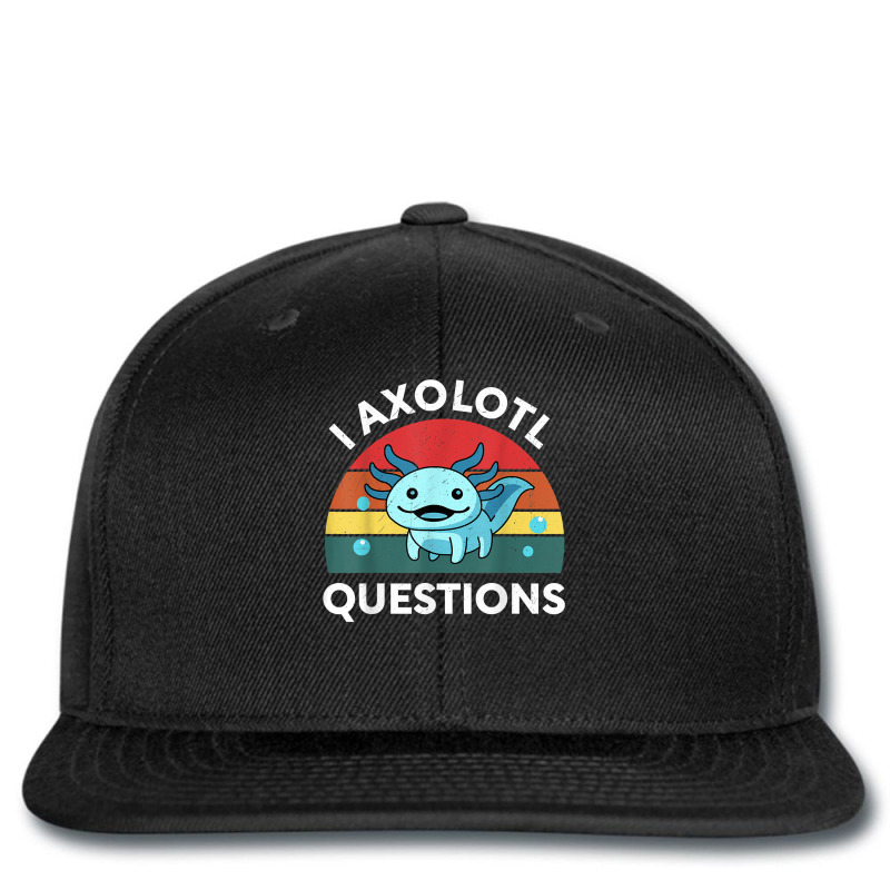 Retro Anime Shirt I Axolotl Questions Amine Lovers Gift T Shirt Printed hat by cm-arts | Artistshot