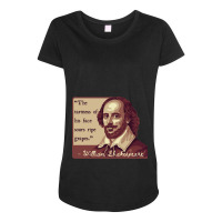 Shakespeare Insult Maternity Scoop Neck T-shirt | Artistshot