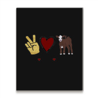 Peace Cows Metal Print Vertical | Artistshot