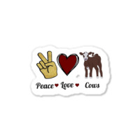 Peace Cows Sticker | Artistshot