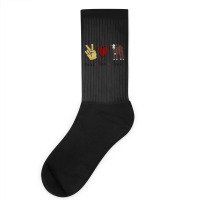 Peace Cows Socks | Artistshot