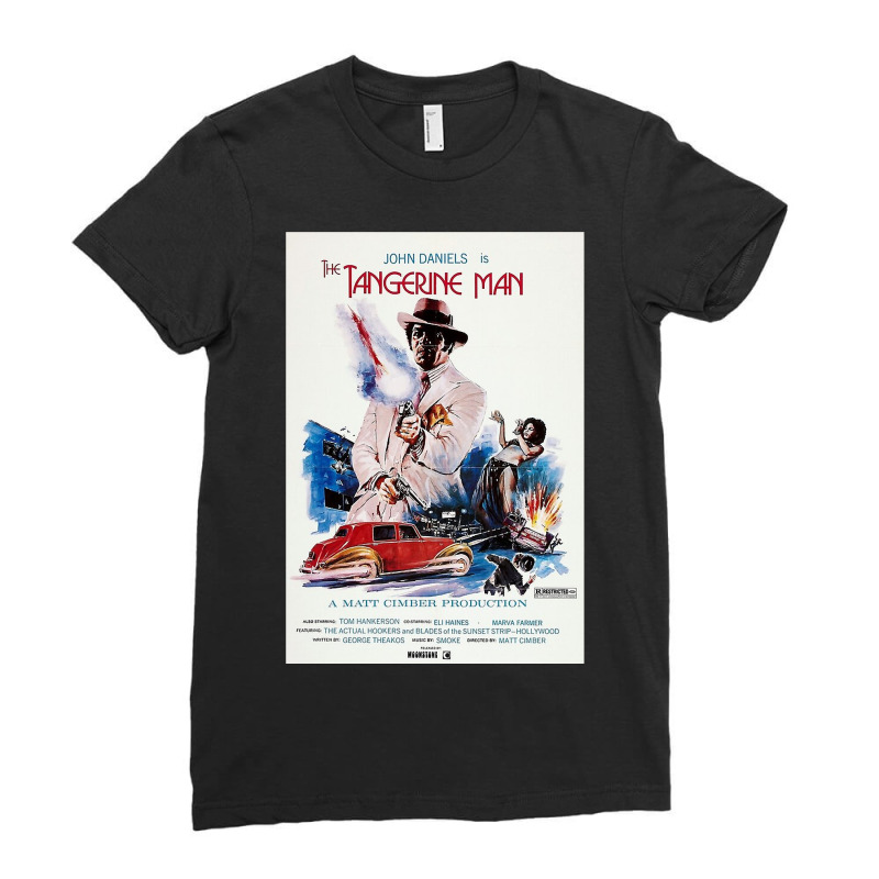 Vintage Movie Poster Art The Tangerine Man Ladies Fitted T-Shirt by Min02 | Artistshot