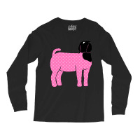 Pink Hearts Market Show Doe Silhouette - Not For Resale Without Permis Long Sleeve Shirts | Artistshot