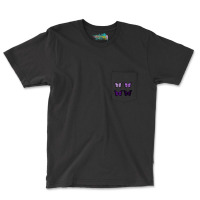 Purple Butterfly 4 Pcs Set Pocket T-shirt | Artistshot