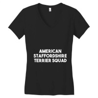 American Staffordshire Terrier Dog Lover Women's V-neck T-shirt | Artistshot